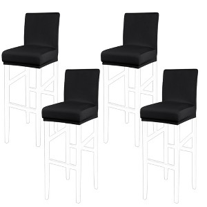 PiccoCasa Bar Pub Counter Height Side Stretch Chair Covers with Elastic Band - 1 of 4