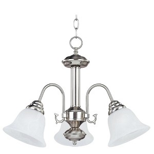 Maxim Lighting Malaga 3 - Light Chandelier in  Satin Nickel - 1 of 2