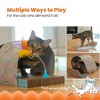 Catstages Tunnel Scratcher with Feather Spring Cat Interactive Toy - 4 of 4
