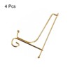 Unique Bargains Iron Adjustable Retro Picture Frame Decorative Holder Stands 4 Pcs - 3 of 4