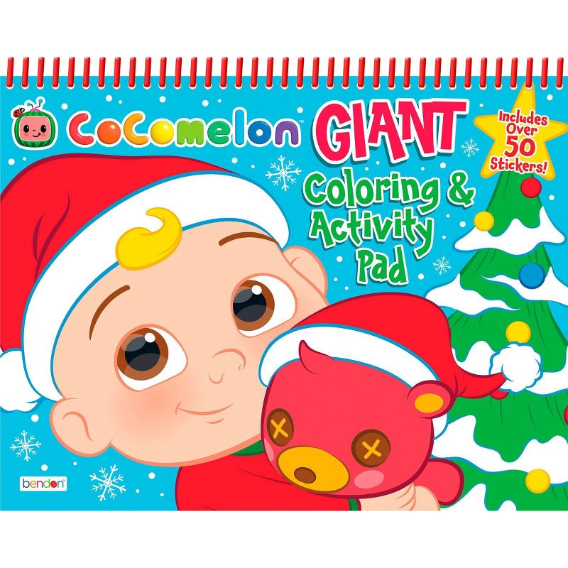 CoComelon Holiday Giant Activity Pad with Stickers, 1 of 6