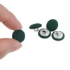 Unique Bargains Suit Dress Blouse Aluminum Fabric Cloth Covered Sewing Buttons 30 Pcs - 4 of 4