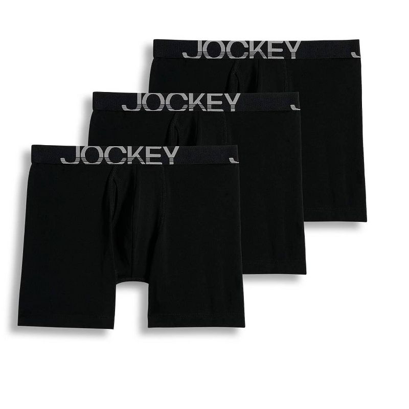 Jockey Men's ActiveStretch 7" Long Leg Boxer Brief - 3 Pack, 1 of 3