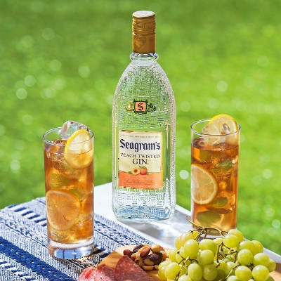 Seagram's Peach Twisted Gin - 1.75L Plastic Bottle
