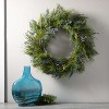 27" Artificial Juniper Wreath, Green - image 3 of 4