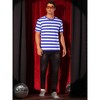 INSPIRE CHIC Men's Regular Fit Short Sleeve Crew Neck Casual Striped T-Shirt - 2 of 4