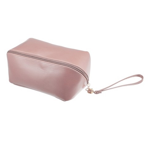 Unique Bargains Travel Makeup Bag Portable Toiletry Bag Small Cosmetic  Organizer Gradient Pink