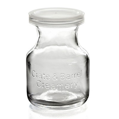 Grant Howard Glass 3.7 Ounce Creamery Jar, Set of 12