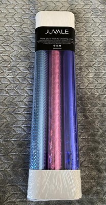 Holographic Wrapping Paper - Iridescent, Metallic Gift Wrap for Birthday,  Christmas (3 Rolls, 3 Designs, 17x204 In Per Roll, 73.5 Sq Ft Total) 