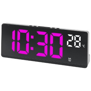 REGALWOVEN Voice Wake-Up Alarm Clock Dual Alarms 6.8"L x 0.9"W x 2.6"H1 Pc - 1 of 4