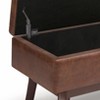 NicBex Rectangular Storage Ottoman Upholstered Foot Stool with Safety Hinge and Large Interior Storage for Family Room, Living Room - 4 of 4