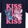 Men's - Lilo and Stitch - Kiss Short Sleeve Graphic T-Shirt - 2 of 4