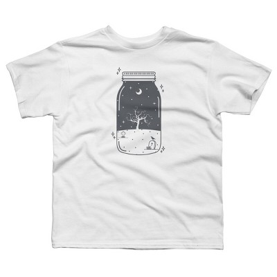 Boy's Design By Humans Halloween in a jar By roc21 T-Shirt