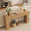 47-Inch Long Console Table, Wooden Rectangular Sofa Table Behind The Couch, Farmhouse Entryway Tables for Bedroom, Living Room - 2 of 4