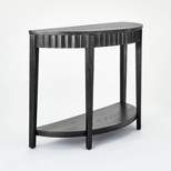 Thousand Oaks Wood Scalloped Demilune Console Table - Threshold™ designed with Studio McGee