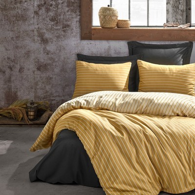 Sussexhome Bamboo Duvet Cover Set, High Quality Cotton Queen Size Set, 1 Duvet Cover, 1 Fitted Sheet and 2 Pillowcases