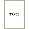 PosterPalooza | 27x39 Thin Barnwood Picture Frame, UV Acrylic, 2 Finishes - Grey and Black - 2 of 4