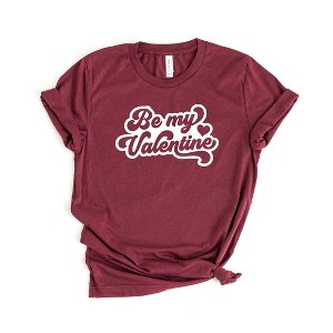 Simply Sage Market Women's Be Mine Valentine Retro Short Sleeve Graphic Tee - 1 of 2