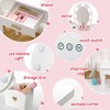 Wpond Kids Vanity Set with Mirror and Drawer - Pretend Play Dress-Up Fun, Lights & Wooden Makeup Playset for Girls 4-9 Yrs - 3 of 4