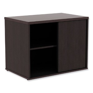 Alera Alera Open Office Low Storage Cab Cred, 29.5w x 19.13d x 22.78h, Espresso - 1 of 4