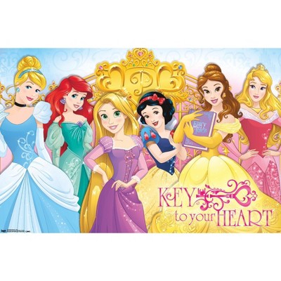 Trends International Disney Princess - Keys Framed Wall Poster Prints ...