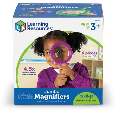 Learning Resources Primary Science Jumbo Magnifiers Set