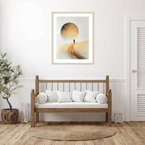 Amanti Art Sun and Person by Incado Wood Framed Wall Art Print - 1 of 4