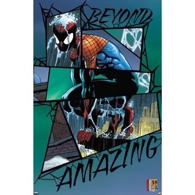 Trends International Marvel Comics Spider-Man: Beyond Amazing - Rain Mash-up Unframed Wall Poster Prints