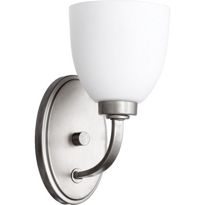 Quorum Lighting Reyes 1-Light Classic Nickel Wall Sconce