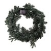 Kurt Adler 24-Inch Battery-Operated Pre-Lit Warm White LED Blue Spruce Wreath - 3 of 4