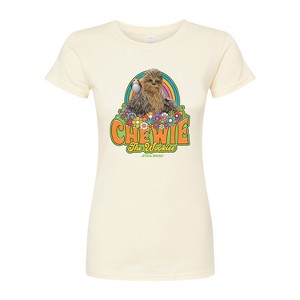 Women's - Star Wars - Retro Chewy Fitted Graphic T-Shirt - 1 of 2