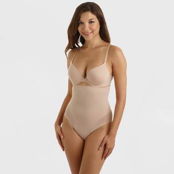 Maidenform Self Expressions Women's Tame Your Tummy Thong Se0049 - Clay  Pink Xxl : Target