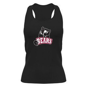 Lenoir-Rhyne University Adult Women's Sport Tank Top Primary Logo, Black - 1 of 4