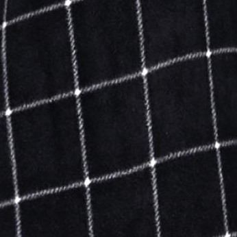 black windowpane plaid