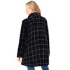 Woman Within Plus Size Fleece Swing Funnel-Neck Coat - 3 of 4