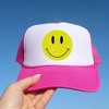 The Juniper Shop Distressed Smiley Face Youth Foam Trucker Hat - 2 of 2
