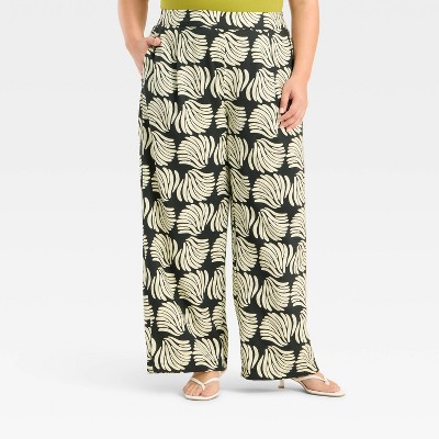 Women's High-Rise Wide Leg Pants - A New Day™