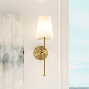 Urban Ambiance Luxury New Traditional Wall Sconce,  21''H x 6''W,  Satin Gold Finish, ULB2071 - 1 of 4