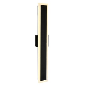 CWI Lighting Malibu LED Integrated Black Outdoor Wall Light - 1 of 4