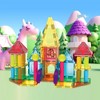 PICASSO-TILES 82 PC Magnetic Tiles & Sticks Builders Set, Building Blocks, STEM Toys for Kids 3+ - 4 of 4