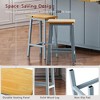 Sapphtopaz Kitchen Island with Drop Leaf&Power Outlet,Kitchen Cart on 5 Wheels with Drawers&Open Side Racks Kitchen Island Cart for Kitchen - 4 of 4
