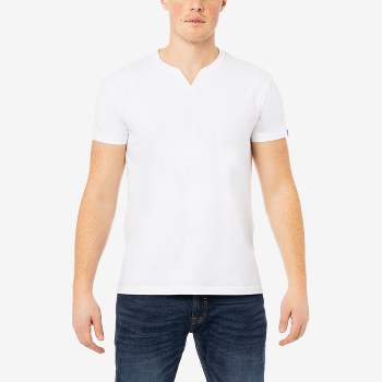 X RAY Men's Basic V-Notch Neck Short Sleeve T-Shirt