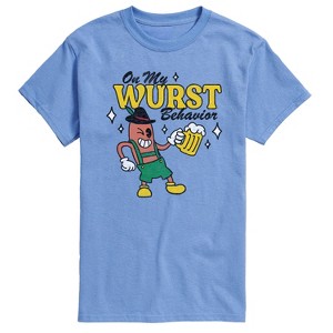 Men's - Instant Message - Wurst Behavior Fall Festival Short Sleeve Graphic T-Shirt - 1 of 4