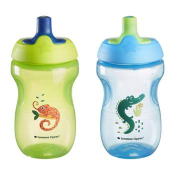 Tommee Tippee 10oz Sippy Cup - Green/Blue - 2pk