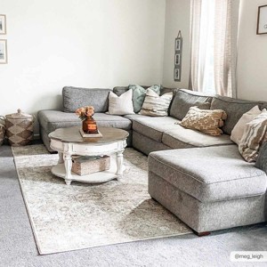 Hauteloom Rectangle Area Rug   Charcoal - 1 of 4