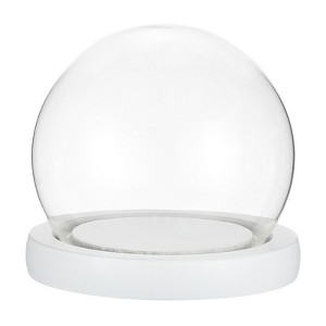 Unique Bargains High Borosilicate Glass Dustproof Decorative Tabletop Display Ball Bell Jar 1 Pcs - 1 of 4