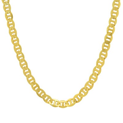 Mens 14k Gold THICK/HEAVY 5.5mm Gucci Mariner Chain Necklace