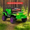 12V Jeep - Monster Jam Kids Ride‑On Car with Rechargeable Battery, LED Headlights & Durable Wheels - 3 of 4