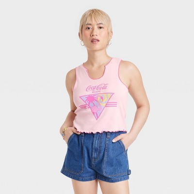 Women's Compton Cowboys Streets Raised Us Graphic Tank Top - Light Pink Xxl  : Target