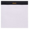 Rhodia Staplebound Notepad - Graph 80 sheets - 5 3/4 x 5 3/4 - Black cover - 2 of 4